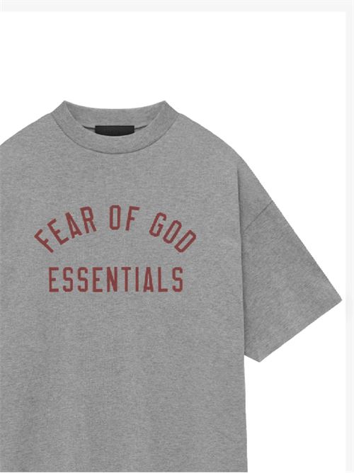 Jersey Crewneck Tee grey Fear of God | 125BT244191FDARK HEATHER